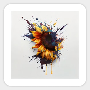 Sunflower Art design Sticker